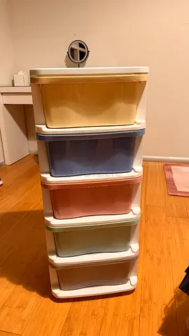 Storage cabinet 5 drawers organizer on wheels for sale in Dubai