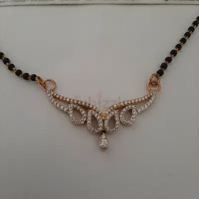 Diamond necklace mangalsutra