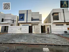 Own a villa in Ajman / Al Helio, 5 master bedrooms with a swimming pool.