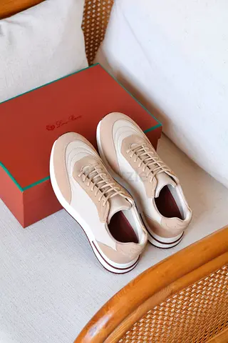 Loro Piana Beige casual sneakers