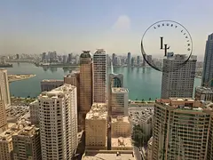 FULL SEA VIEW 2 BHK JUST 50K GYM PARKING FREE MAIDROOM WITH BATHROOM 4 BATHROOMS NEAR QASBAH CANAL N