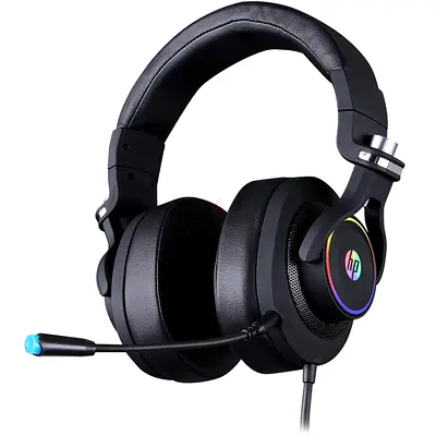 HP H500GS Black Gaming Headset USB 7.1 RGB Backlite, Upgrade your gaming experience