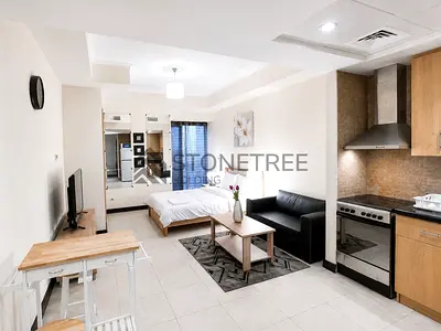12 CHEQUES | Furnished Studio | Prime Location