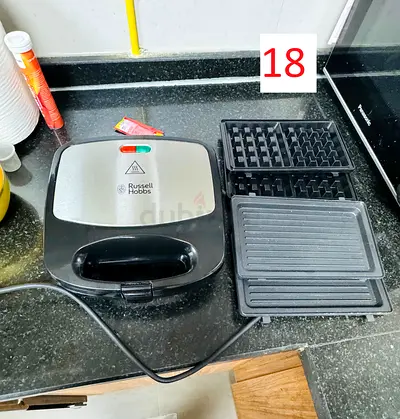 Russel Hobbs 3in1 Sandwich+Waffle+Griller maker