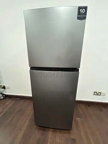 Top Freezer Refrigerator - Grey, Good Condition