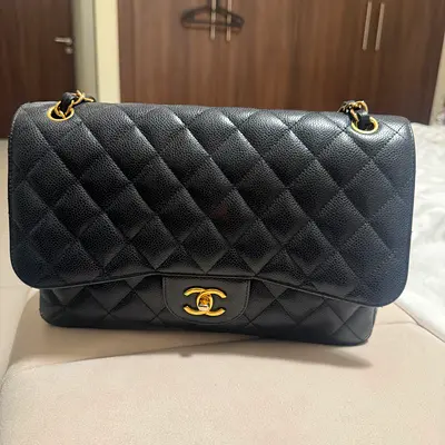 Chanel classic Flap Jumbo size Used bag in good condition