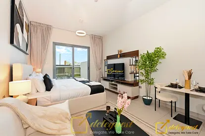 Stylish Studio with City Views in Dubai Hills Deleguest | Furnished | Monthly Payment | Bills Included