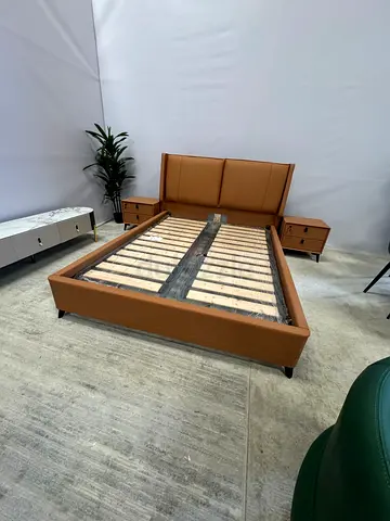 Available high quality bed with tow side table brand new