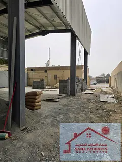 2200 Sq. Ft open shed with 10-meter height // 2offices -kitchen -toilet // Sajja // SEWA-20Kw