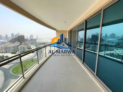 Private Beach || Luxury 3BR + Maids Room || Chiller Free || Parking Free || All Amenities Free