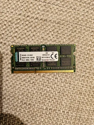 Used Kingston 8GB DDR3L SODIMM Laptop RAM