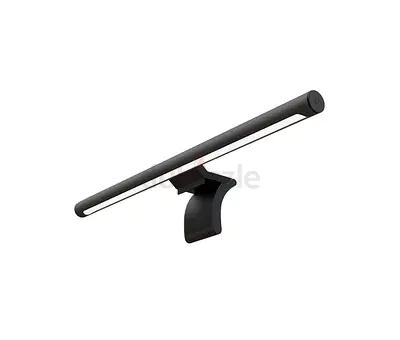 Slim LED Monitor/Desk Lamp with Clamp — Black
