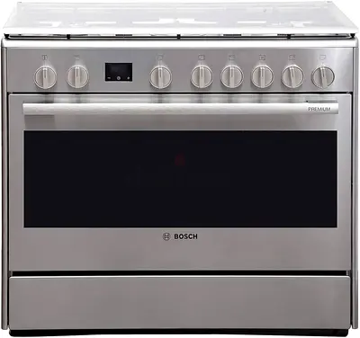 Bosch full gas cooker with digital clock excellent condition