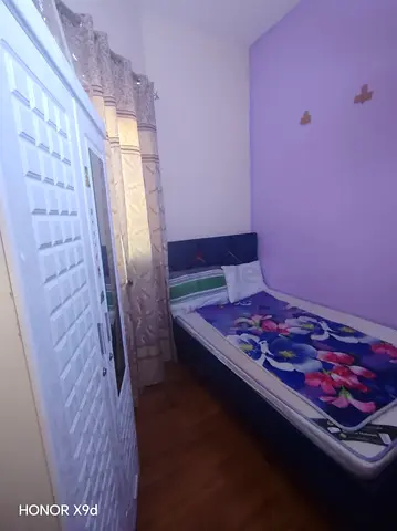 Fully Furnished Closed Partition Available For Rent including All Bills n Lulu Bus Stop, Bustan day