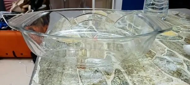 Clear Glass Serving Bowl / Centerpiece - Medium Size