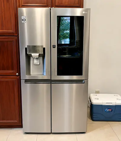 LG instaview side by side fridge latest model