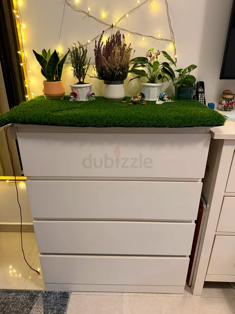 Classifieds: IKEA white 4-drawer chest (good condition) Malm model |  dubizzle Ras al Khaimah