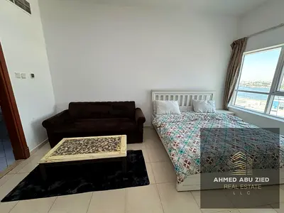 💎 Fully Furnished with Breathtaking Sea View! Stunning Studio in Orient Towers with Private Parking for 26k Only | 4 Cheques
