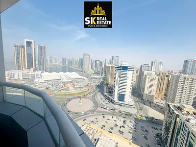 SEA VIEWS & SPACIOUS | RENT only 43K | All AMENTIES Free | Easy Exit to Dubai