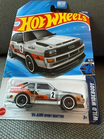 Hot Wheels 84 Audi Sport Quattro - New in Package