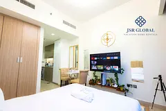 Elegant Studio Apartment at Azizi Riviera 26, Meydan one, All Bills Included .