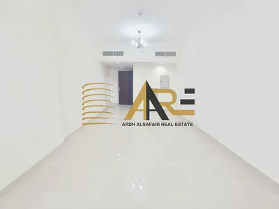 New brand building 1bhk with balcony and wardrobe and master bedroom open view sarab community aljada area