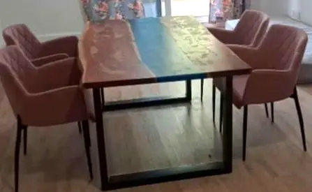 DINNING TABLE 4 CHAIRS