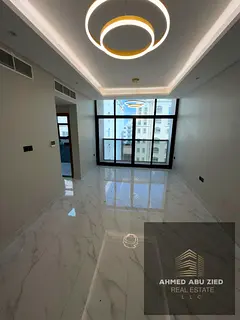 Two bedrooms and a living room, first occupancy, super deluxe finishing with a balcony, for annual r