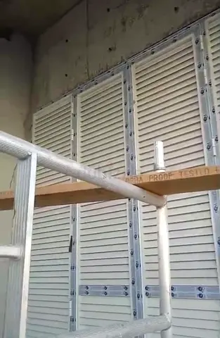 📢 Aluminium Louver Installation Completed in Abu Dhabi
