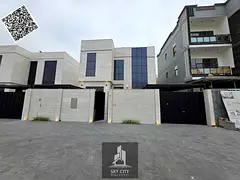 Luxury villa with hotel-style finishes in Al Zahia, 4 master bedrooms, 20-meter setback, freehold ow