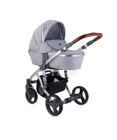 Lorelli Rimini Combi Stroller with Adjustable Sun Canopy, Mosquito Net, and Foot Cover