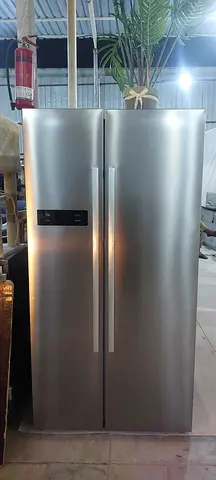 Side-by-side Stainless Steel Refrigerator - Good Working Condition