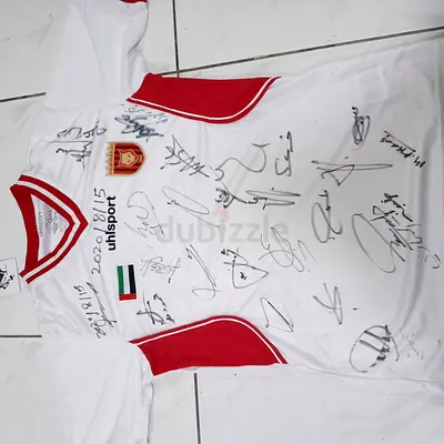 Fujairah FC Jersey Full Player Signature