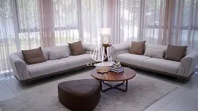 Ready-to-move-in detached villa with the largest area in Sharjah, bordering Dubai | Surrounded by na