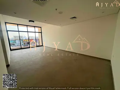For annual rent first tenant: 2 bedroom reception apartment in Al Helio 2 Ajman, adjacent to Dubai exit, 2 master rooms, spacious hall, 3 bathroom, AC
