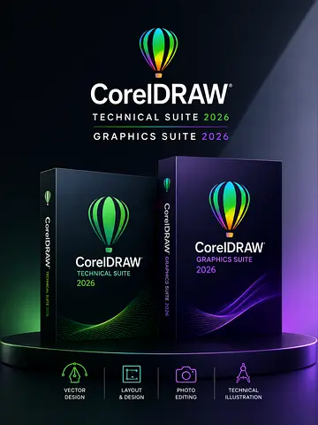 Genuine CorelDRAW Technical  / Graphics Suite 2026 – Lifetime Version | Latest Version