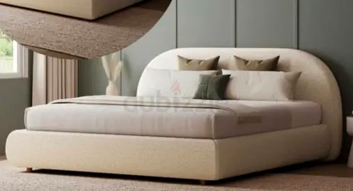 Brend New high quality fabric luxury king size 180x200 Bed with spring mattress available
