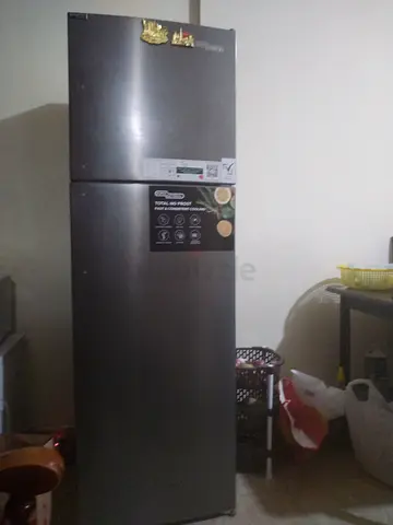 Super General Double Door Refrigerator Silver