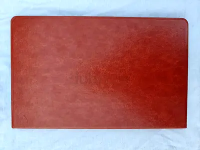 Brown Leather Desk Mat / Writing Pad - Good Used Condition