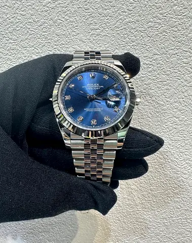 Rolex DateJust Diamond Blue Dial 1:1