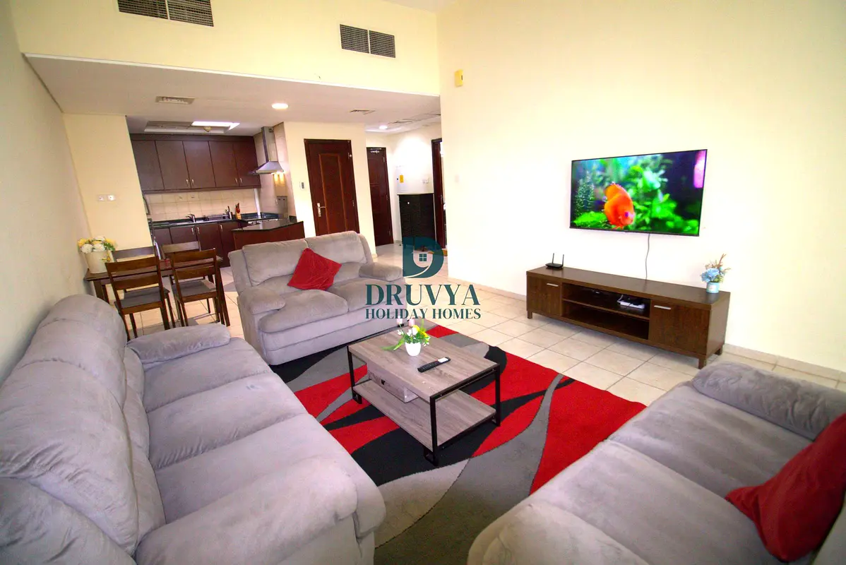 Fully Furnished 1BHK With Balcony Near Metro Station AED 5900/-