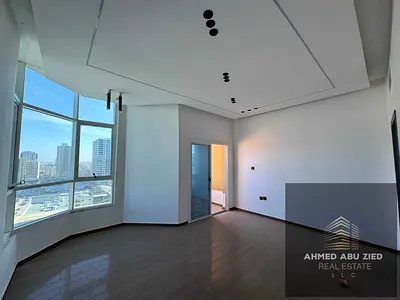 2BHK apartment for annual rent in Al Khor Towers – Al Rashidiya, Ajman | Luxury personal finishing | 1480 sq.ft | 4 bathrooms + maid’s room | 12th flo