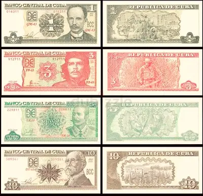 Banknote Cuba Set