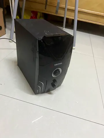 Single black powered subwoofer (used) - good condition