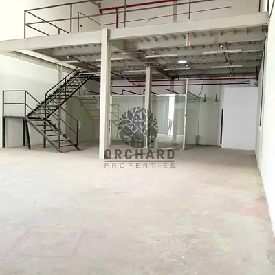 Warehouse for 3500 sqft with office and mezzanine rent 150k