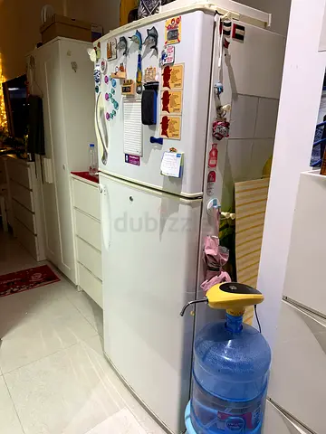Used White Double-Door Refrigerator – Good Working Condition