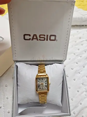 My Casio gold-tone womens watch in original box - brand new