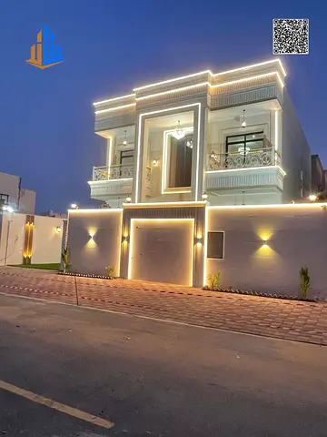 Villa for Sale in Al Zahya, Ajman A great opportunity to own a brand-new villa in the prestigious Al Zahya area of Ajman, featuring modern architectu