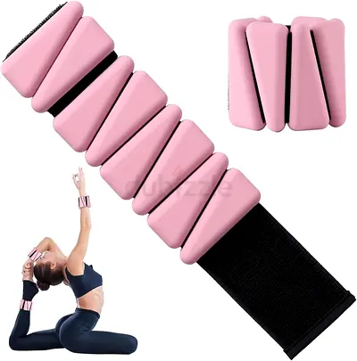 3189 - SLEEPHEAD® Ankle Weights Set of 2 ，2 * 2 lb Adjustable Wrist Weights for Women Men Wearable