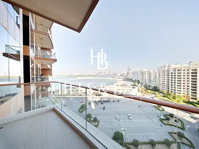 Bright Unit | 2Bed + Maid Sea View| Beach Access I
